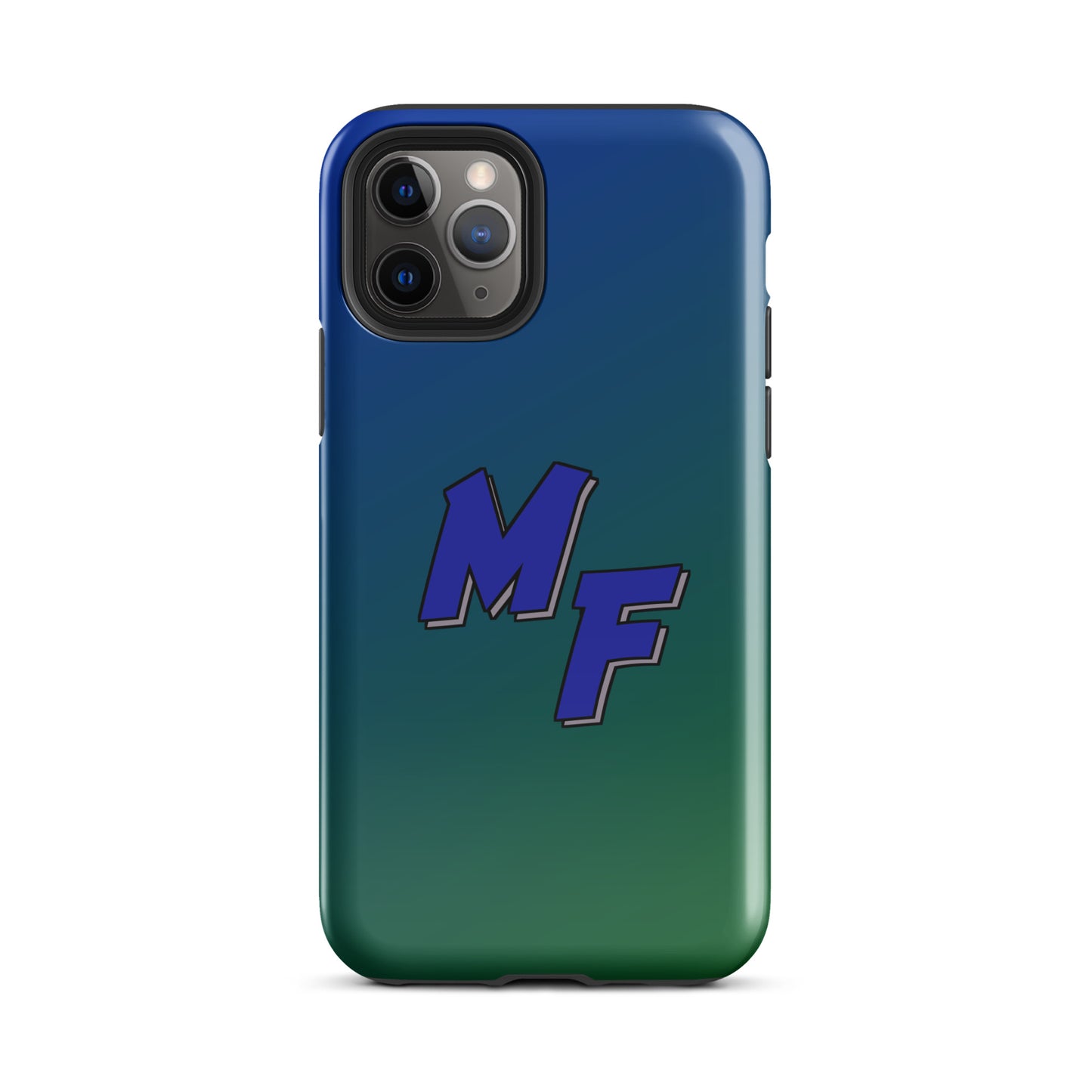 Blue & Green iPhone Case