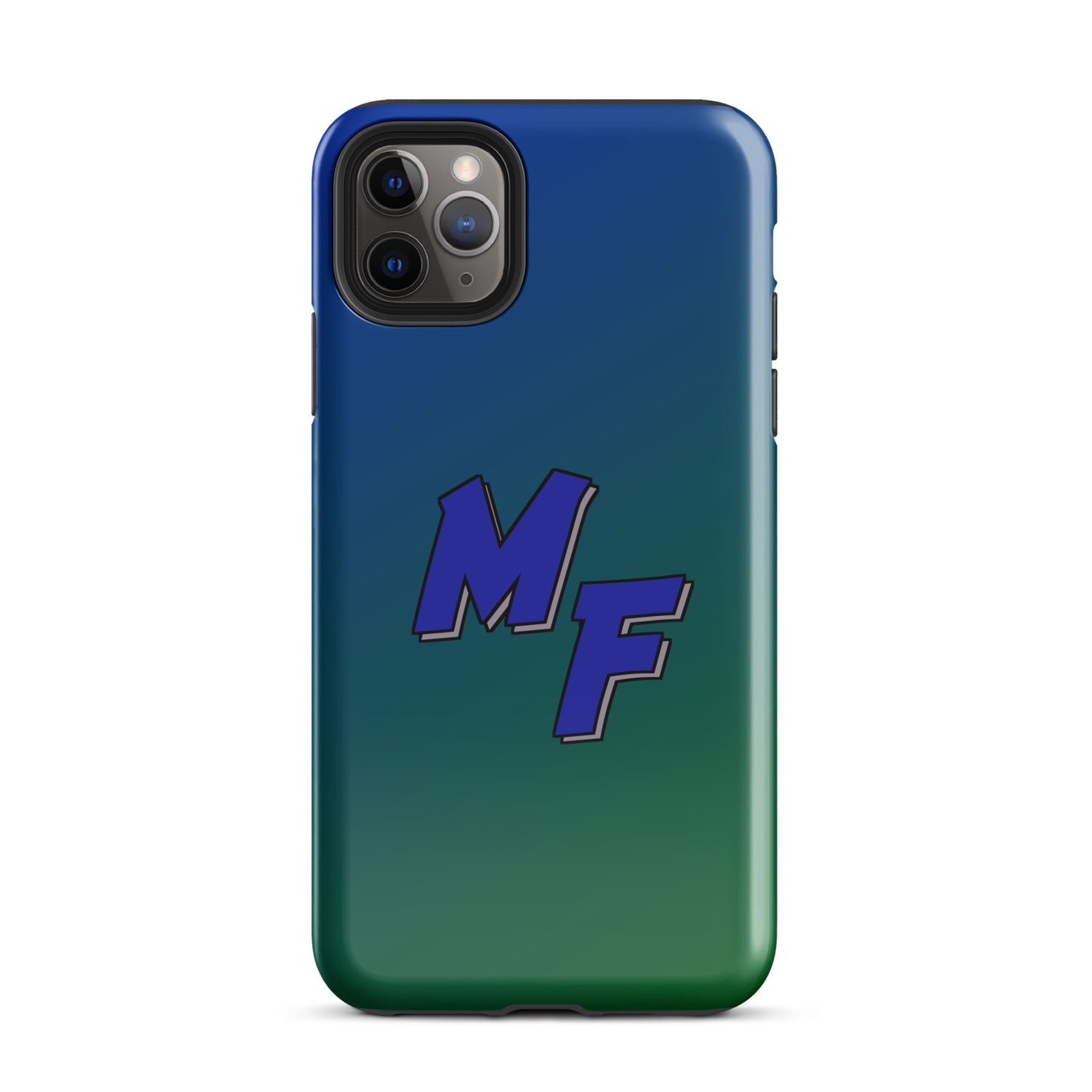 Blue & Green iPhone Case