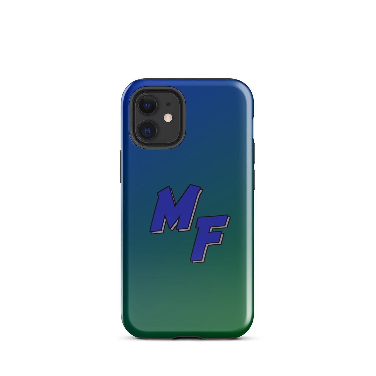 Blue & Green iPhone Case