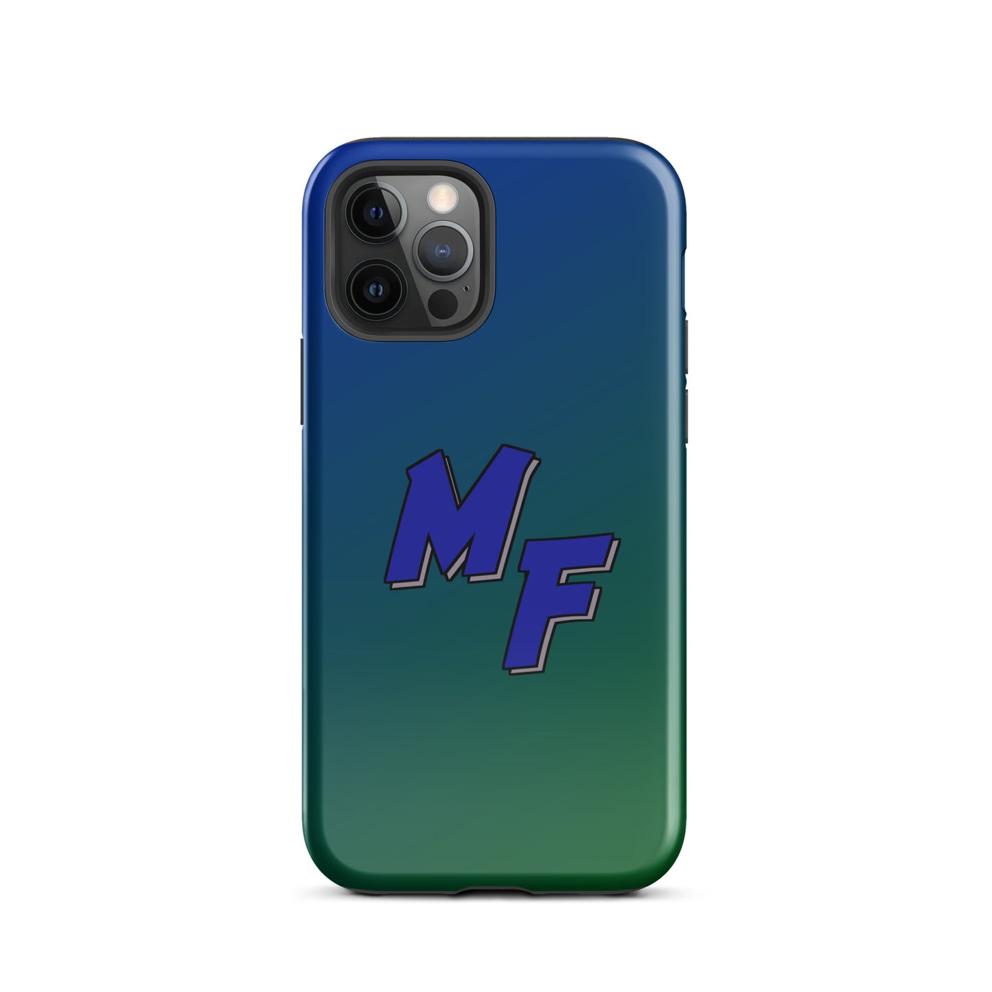Blue & Green iPhone Case