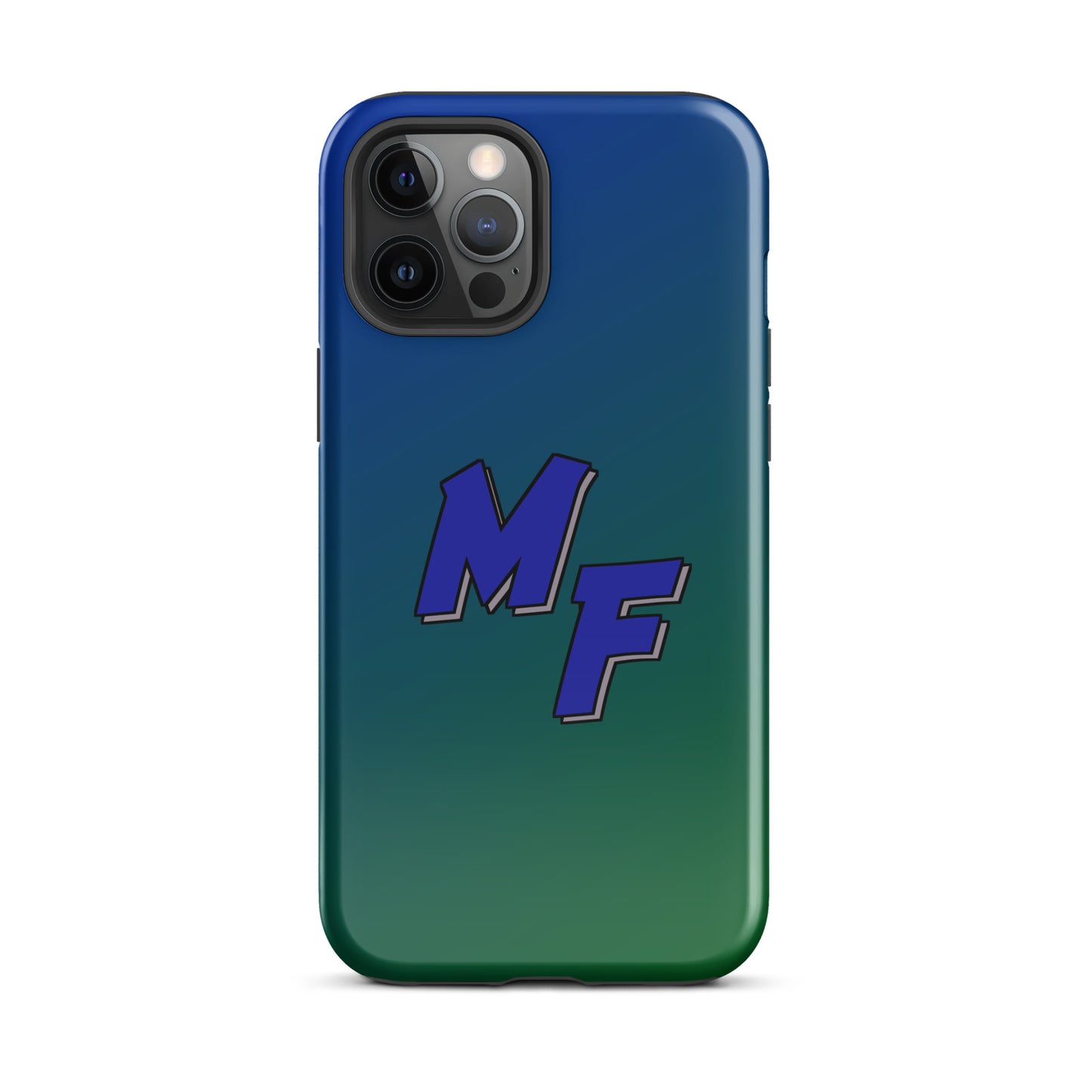Blue & Green iPhone Case