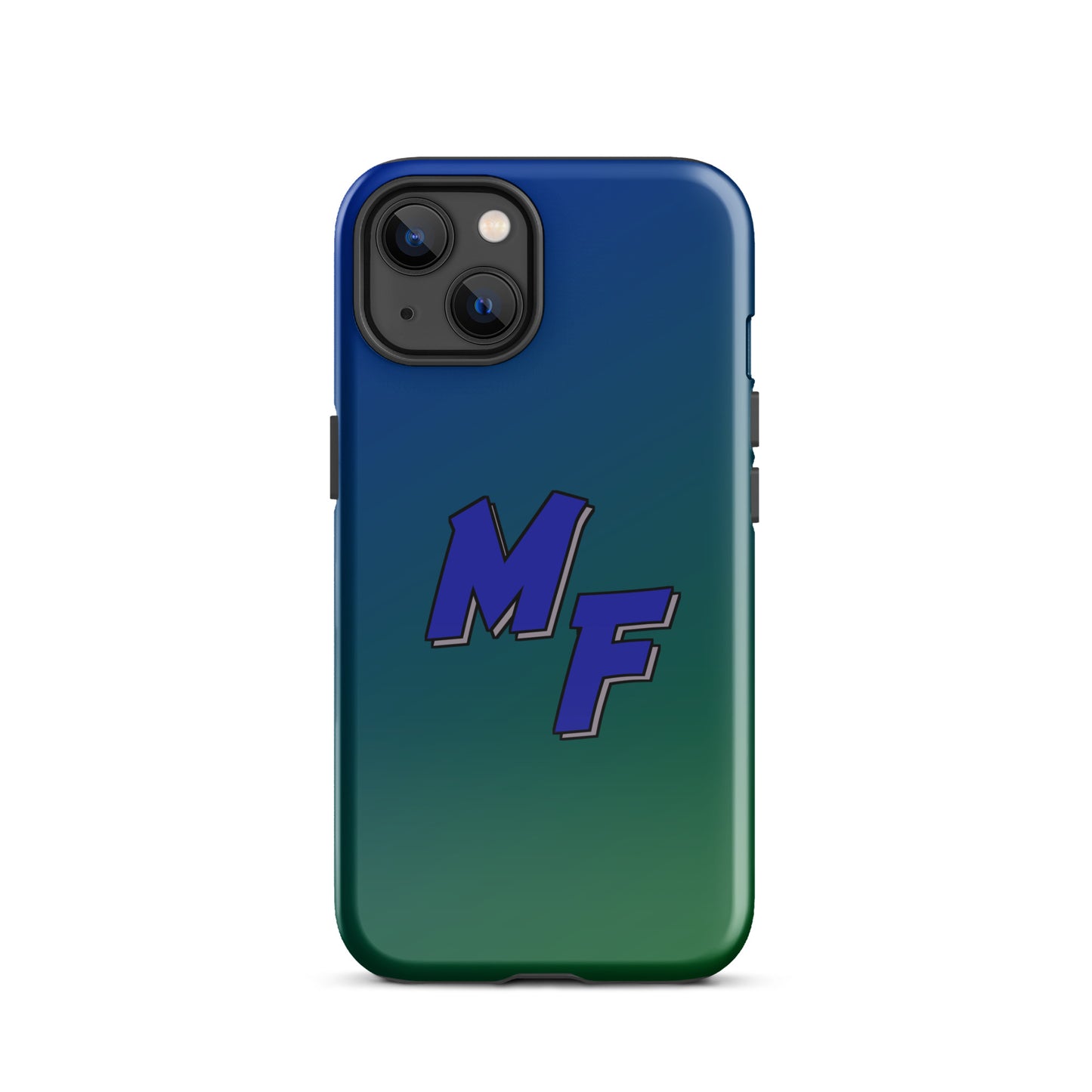 Blue & Green iPhone Case