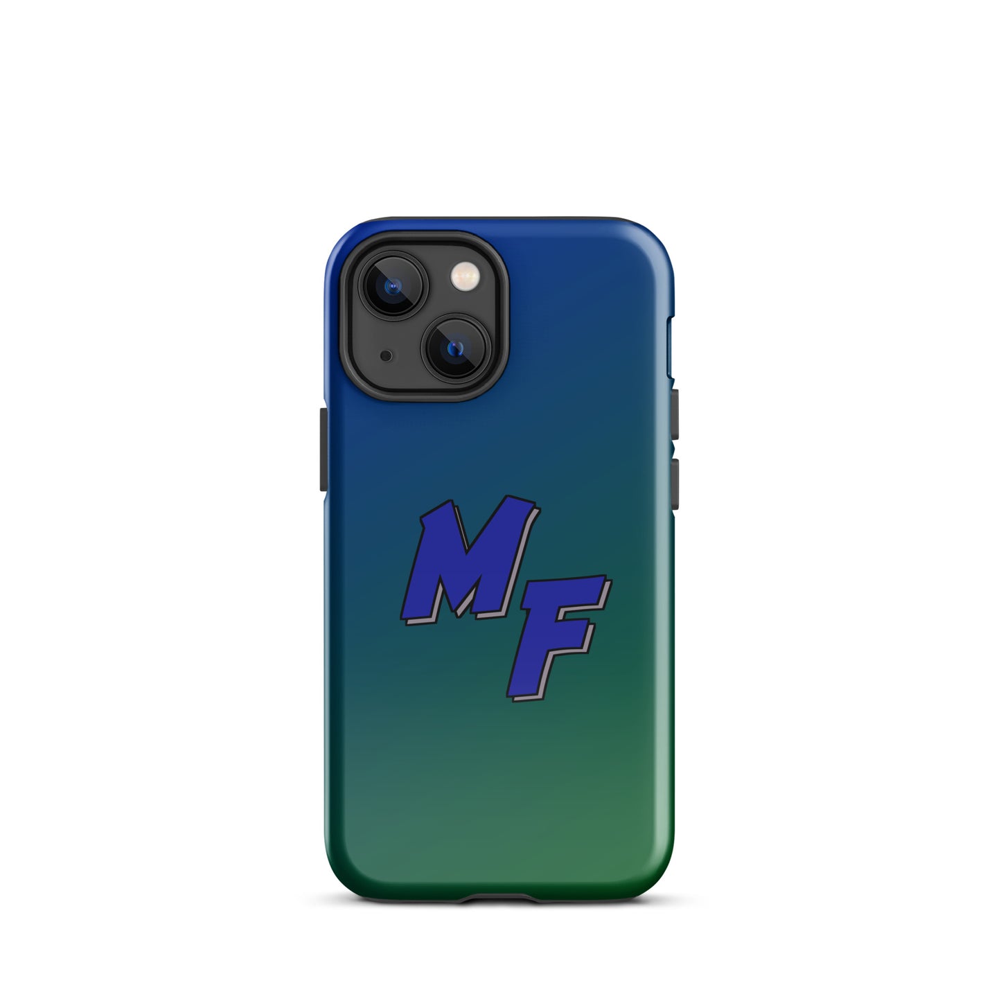 Blue & Green iPhone Case