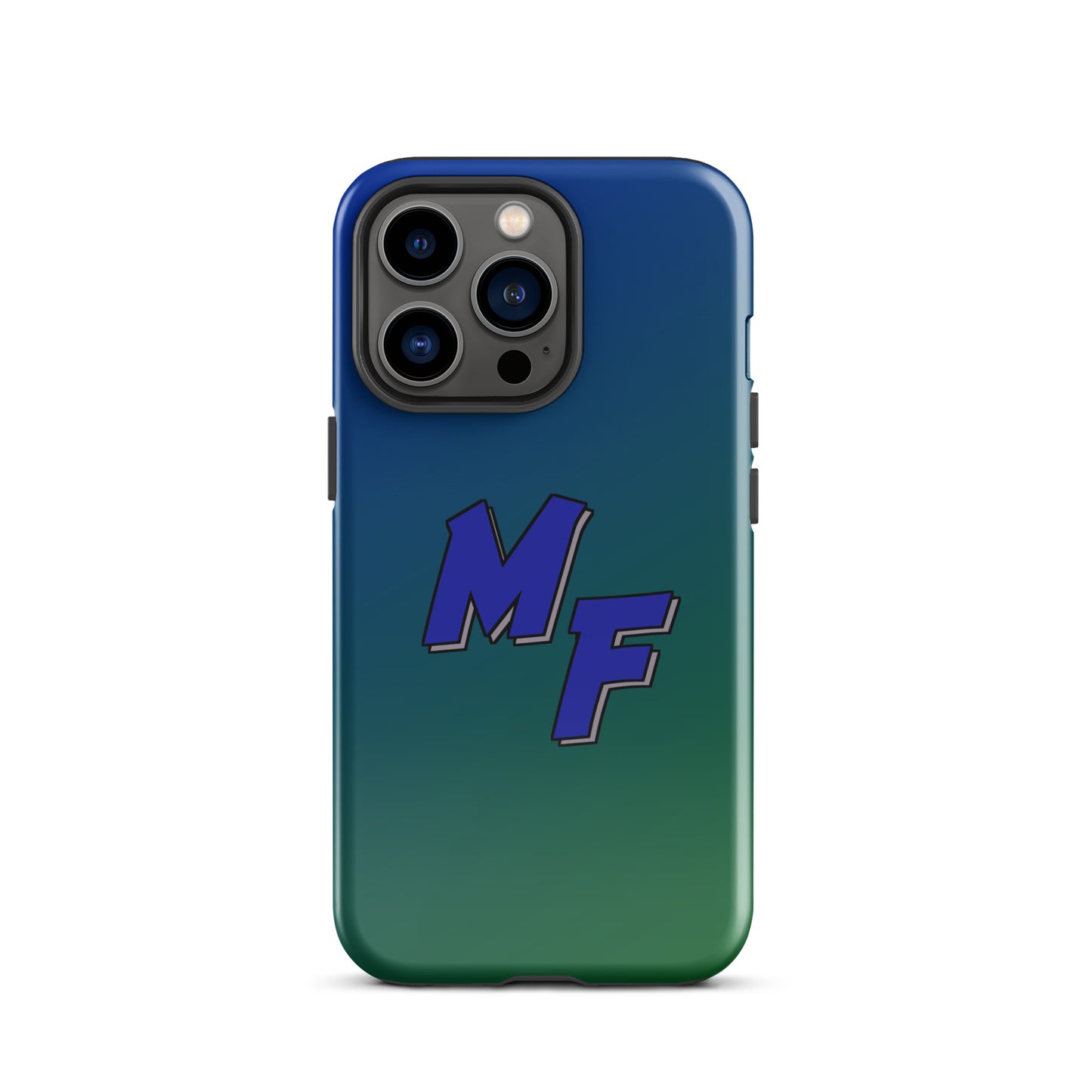 Blue & Green iPhone Case