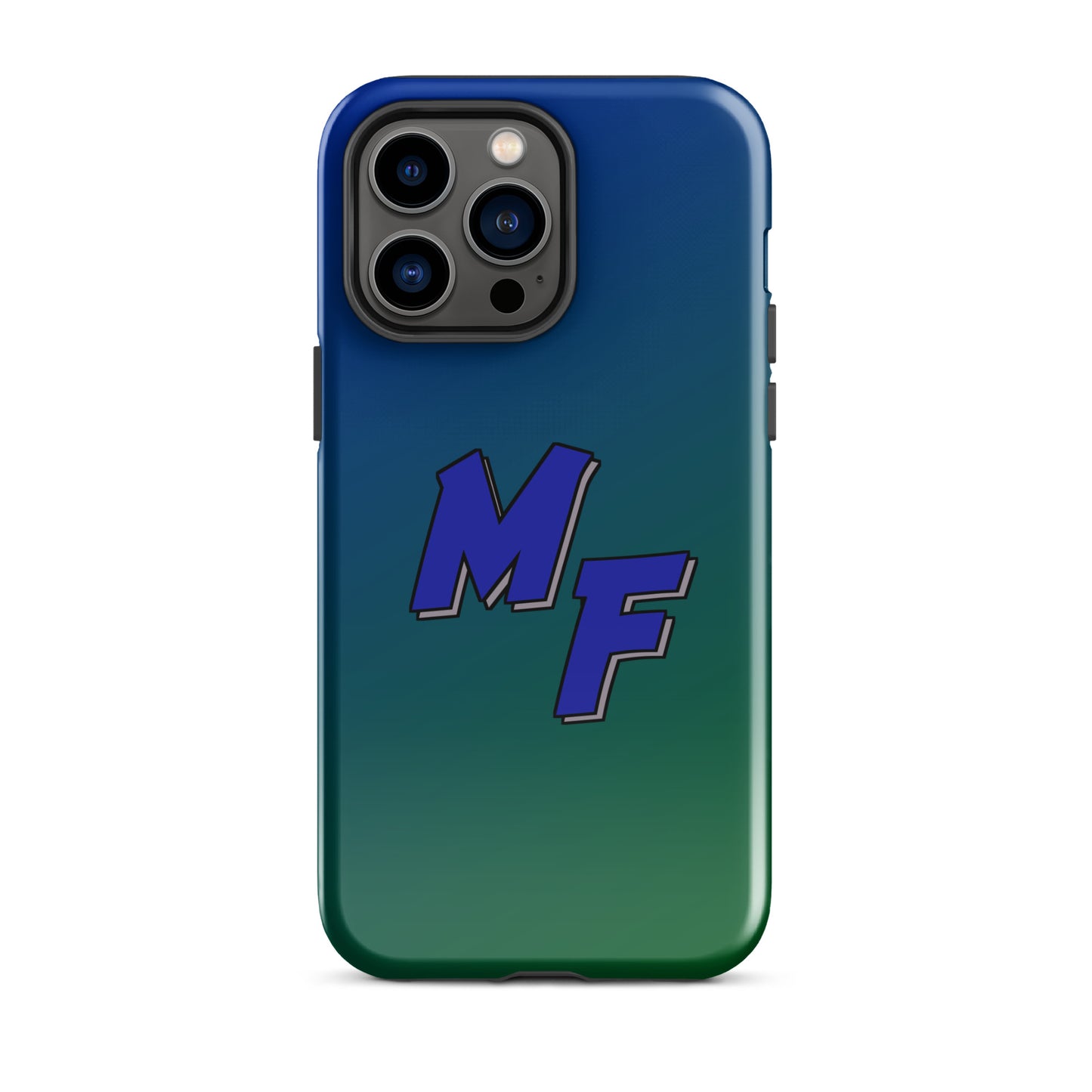 Blue & Green iPhone Case