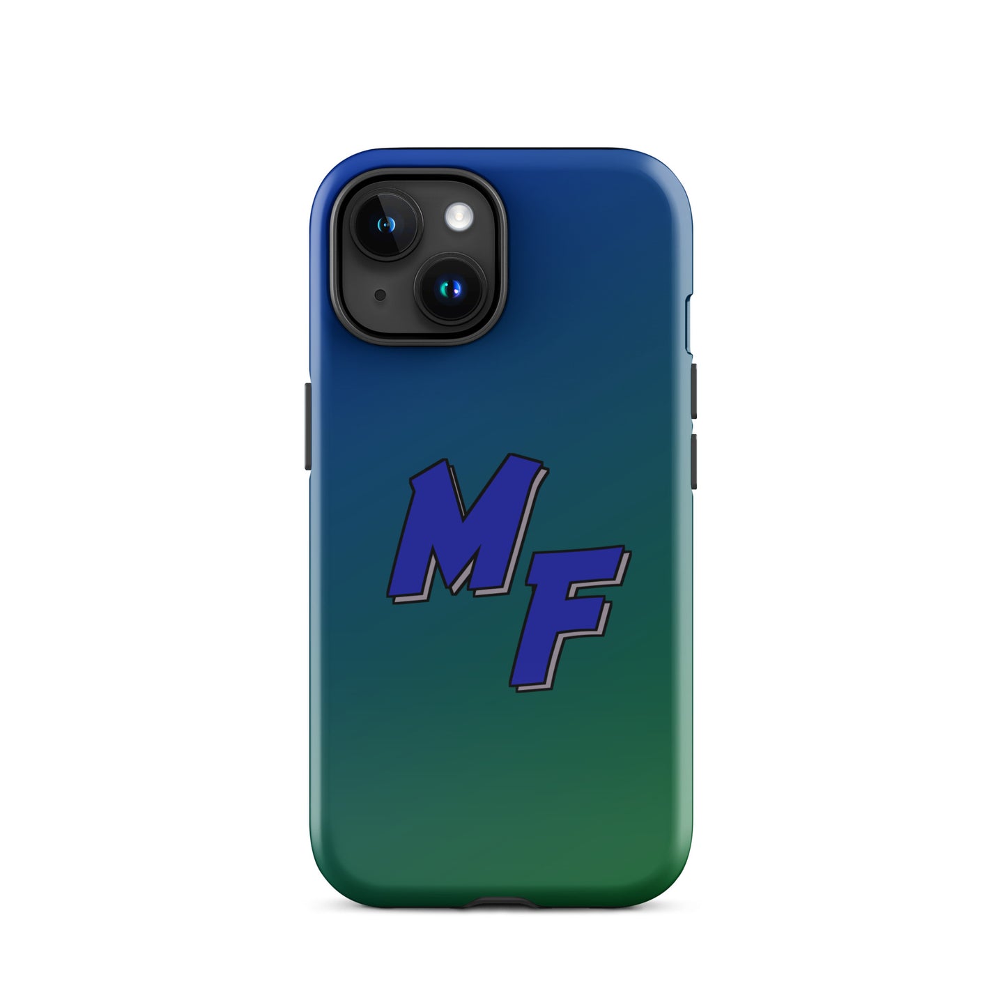 Blue & Green iPhone Case