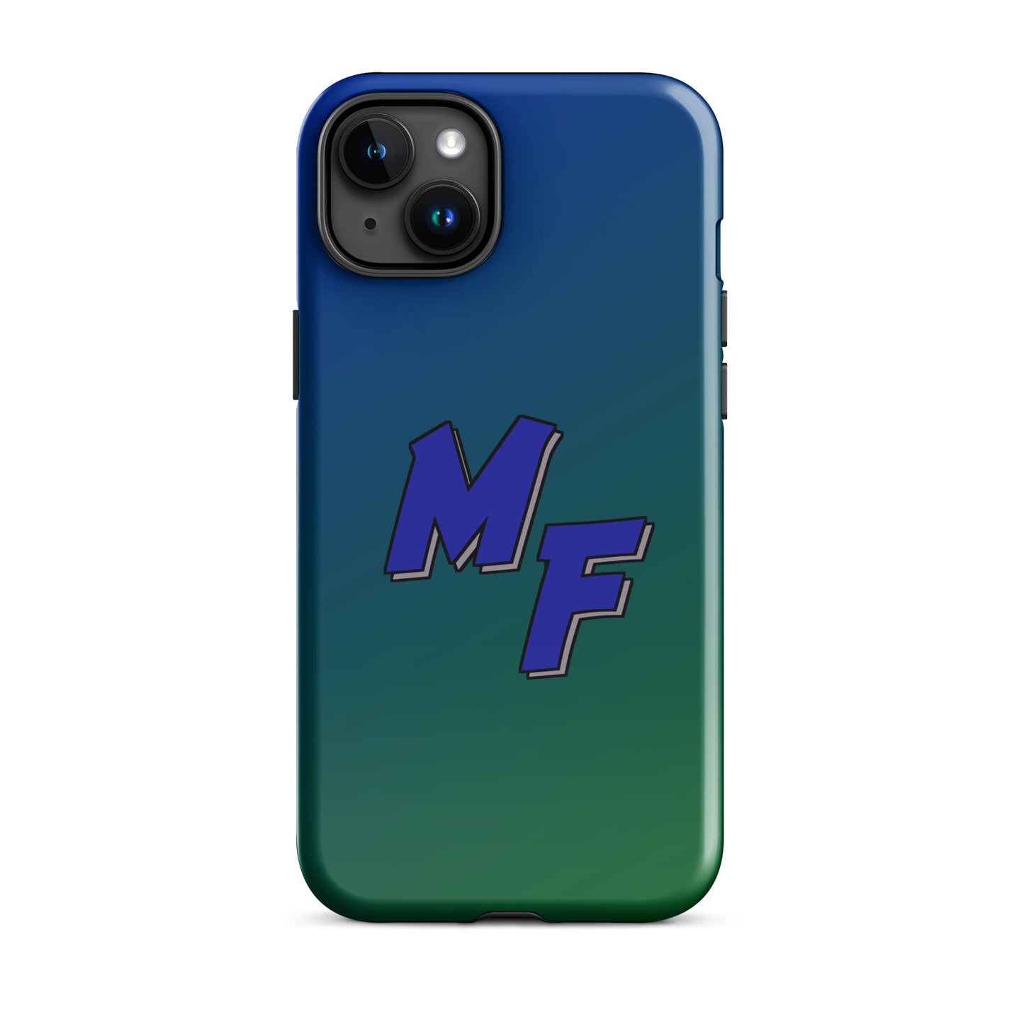 Blue & Green iPhone Case