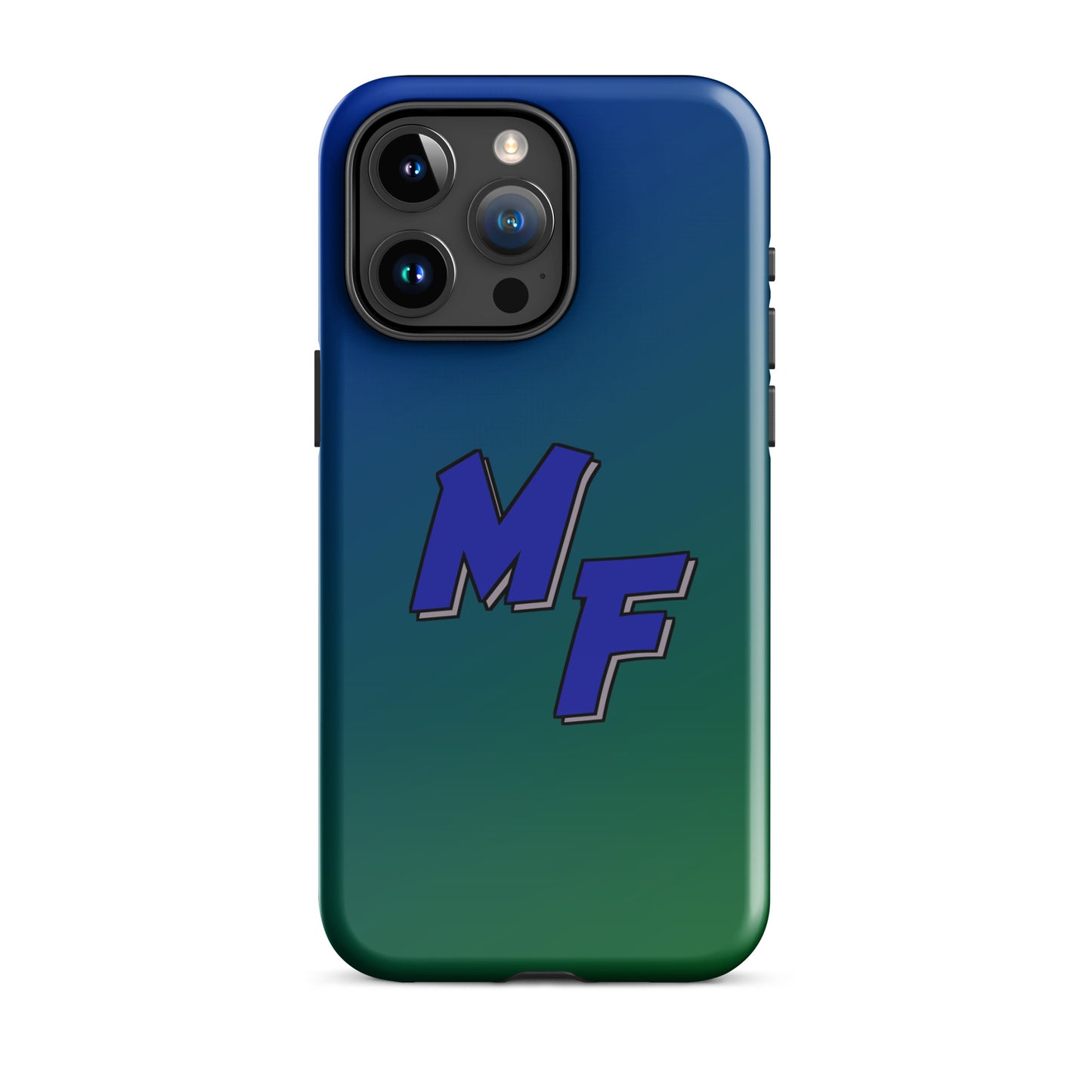 Blue & Green iPhone Case