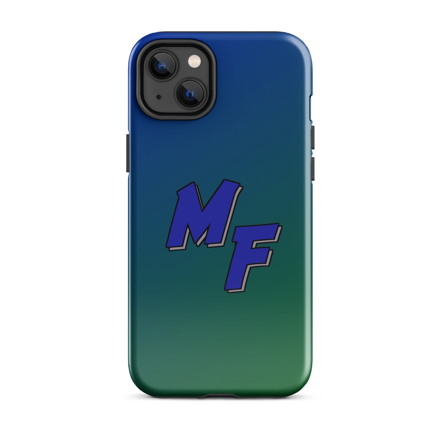 Blue & Green iPhone Case