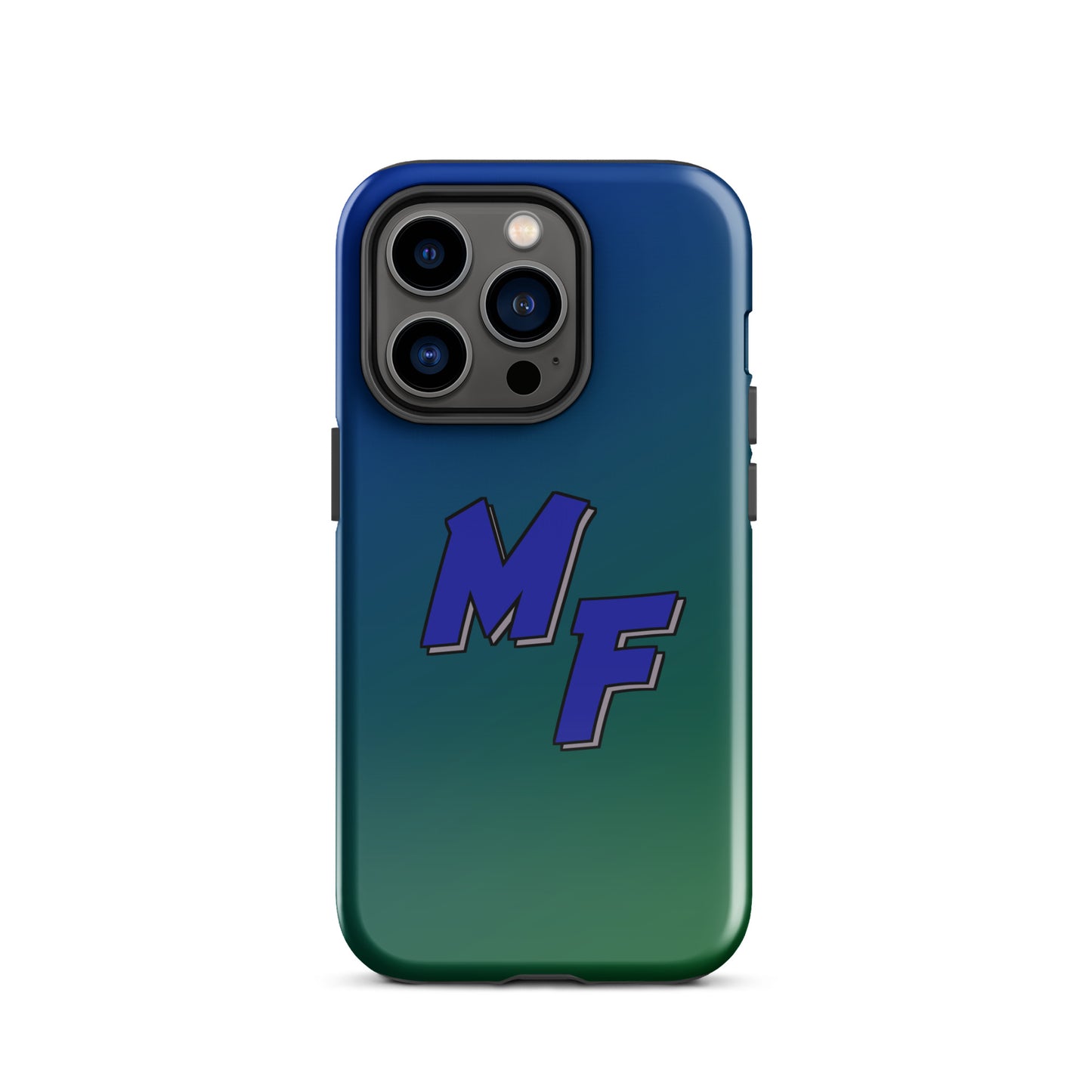 Blue & Green iPhone Case